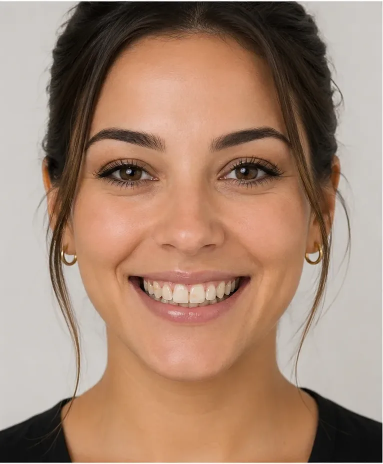 Hollywood Smile in Istanbul — patient smile before treatment