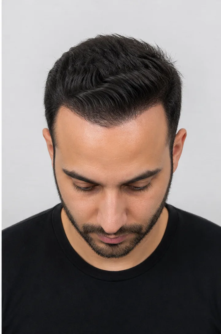 Hair transplant in Istanbul — patient photo after treatment