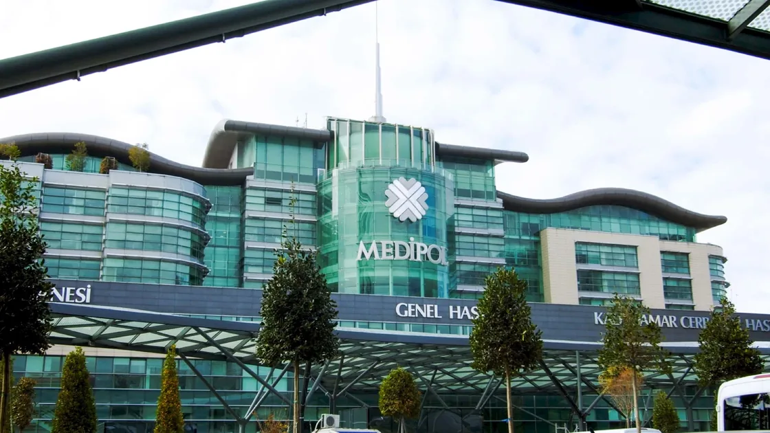 Medipol Mega University Hospital main entrance